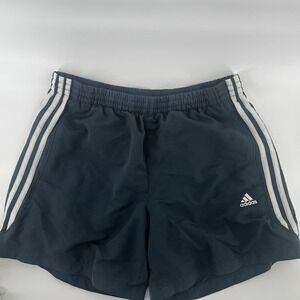 Adidas Performance Essentials‎ 3-Stripes Shorts Men's Size M Gray Mesh Lined